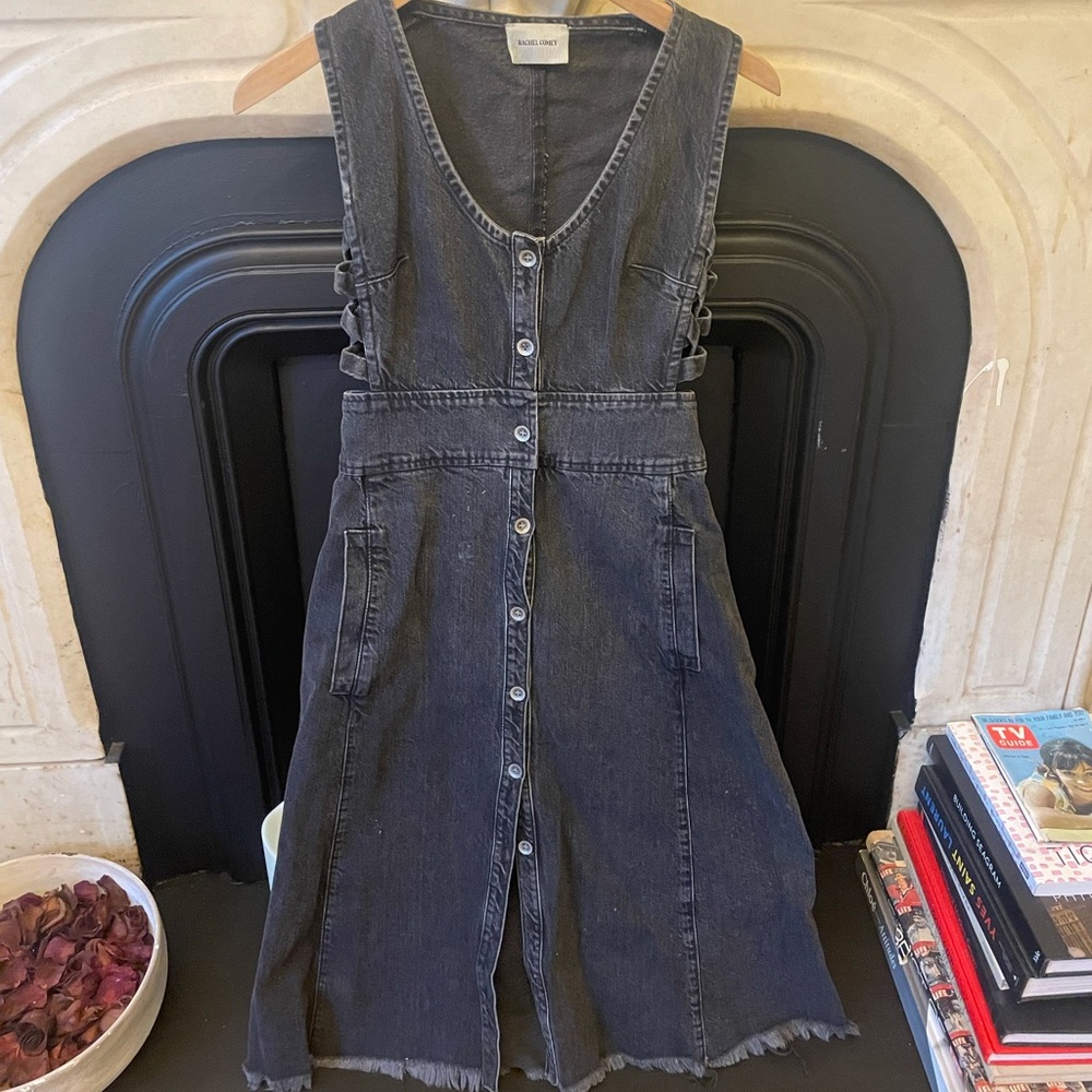 Black Denim Rachel Comey Dress Size 4 (XS)